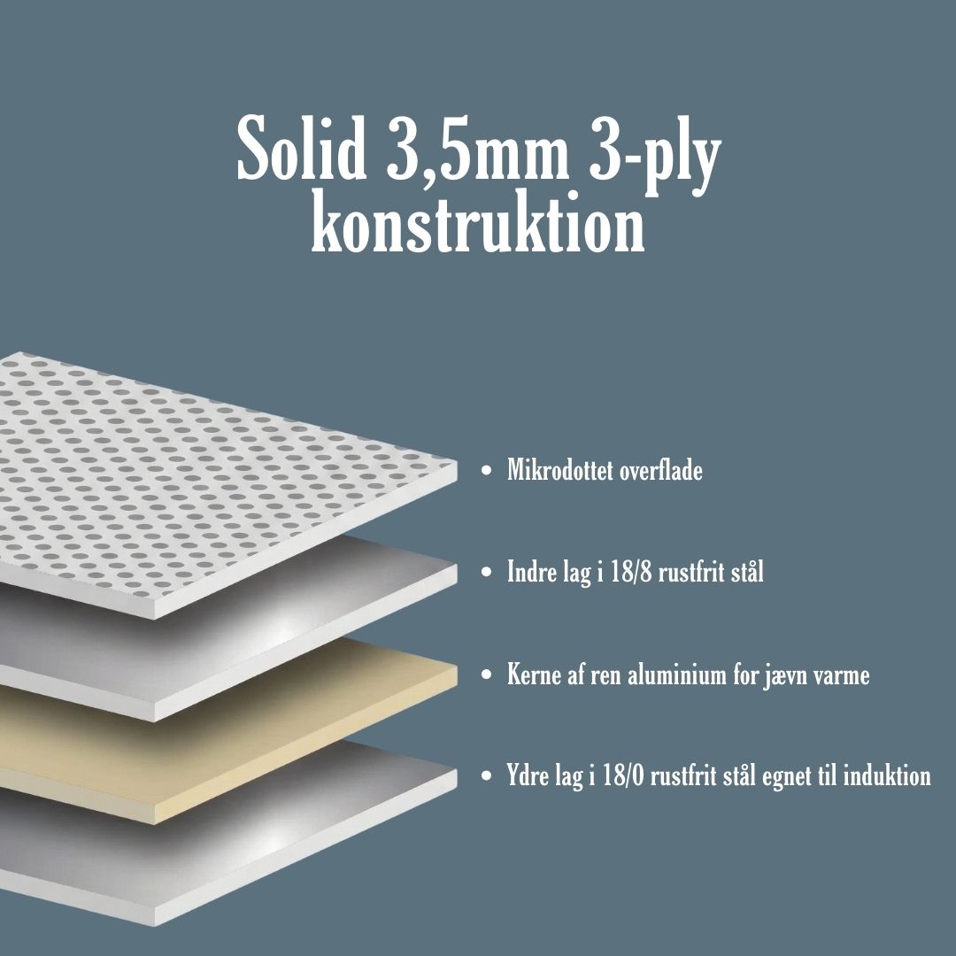 Poêle antiadhésive naturelle sans PFAS 28 cm